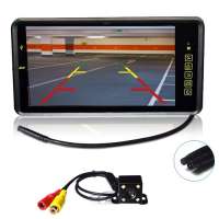 9 inch LCD FHD Car Camera Front and Rear DVR Video Recorder car mirror camera Rear Camera SD USB Flash Built in Speaker